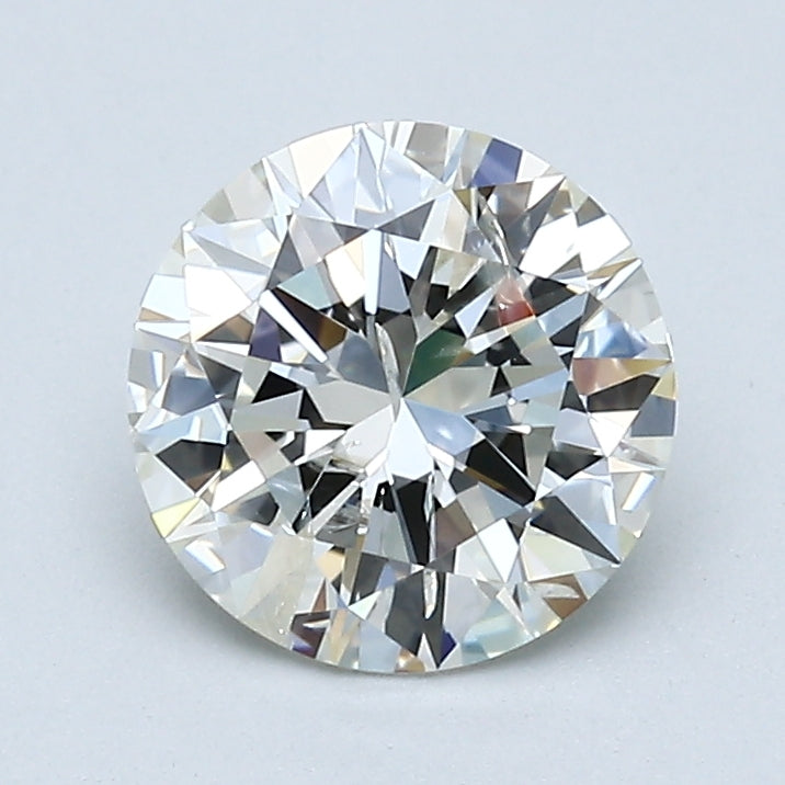 GIA Certified 1.5 Carat Round Brilliant Diamond J-I1 Natural Loose, natural diamonds, precious stones, engagement diamonds