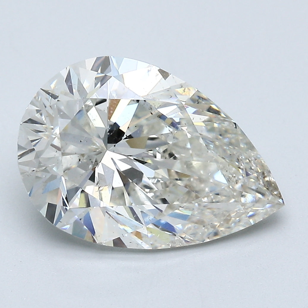 4.01 Carat Pear Shape Diamond Loose Natural J-SI2 GIA, natural diamonds, precious stones, engagement diamonds