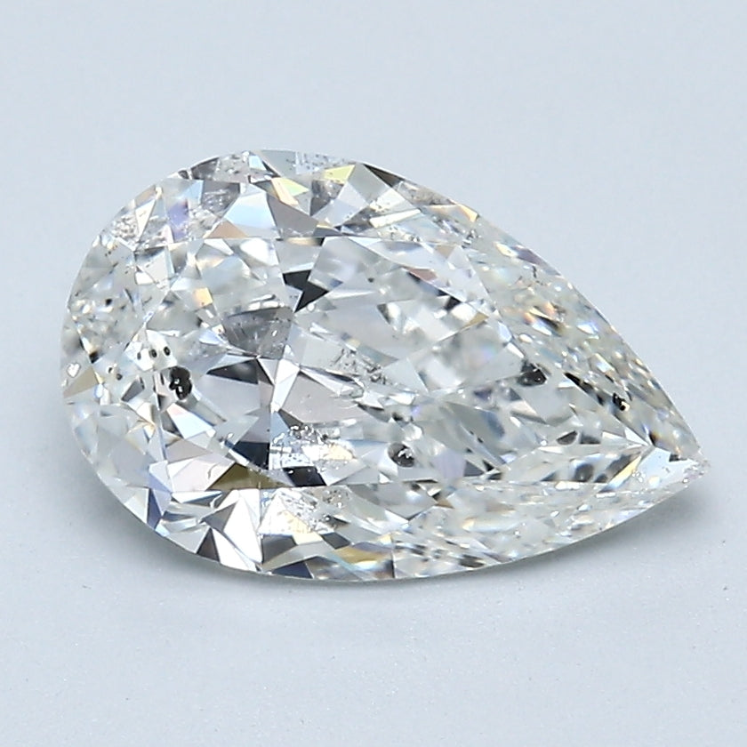 2.03 Carat Pear Shape Natural Mined Diamond G Color I1 Clarity With GIA Certificate, natural diamonds, precious stones, engagement diamonds