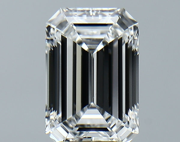 Lab-Grown 3.05 Carat Emerald Cut Diamond color E Clarity VVS2 With GIA Certificate, precious stones, engagement diamonds