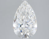 Lab-Grown 3.19 Carat Pear Shape Diamond color F Clarity VS1 With GIA Certificate, precious stones, engagement diamonds