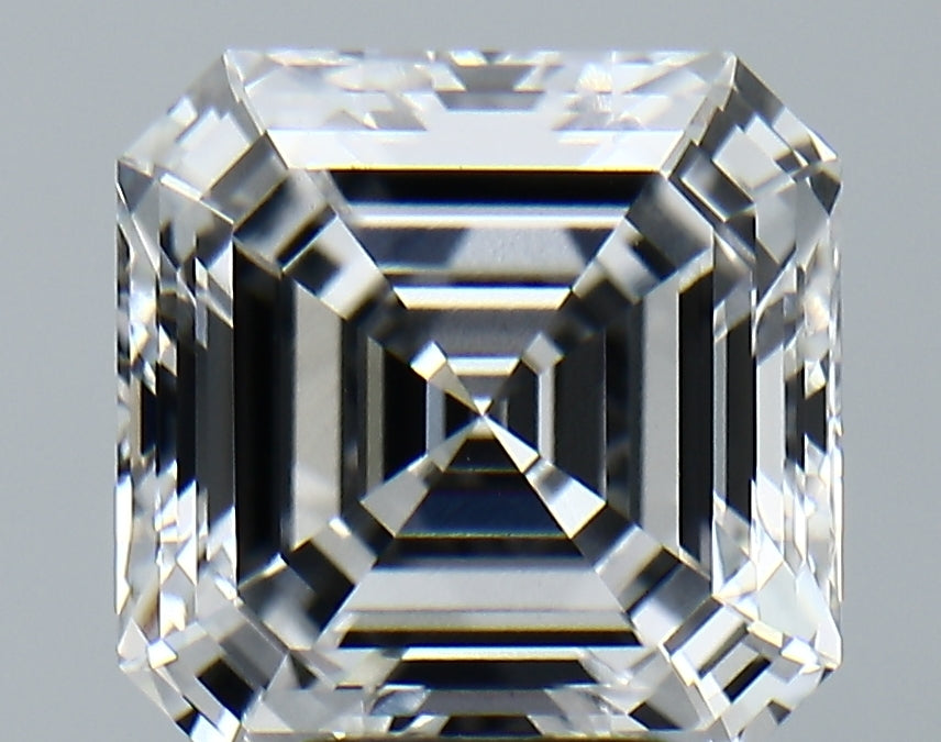 Lab-Grown 5.05 Carat Asscher Cut Diamond color E Clarity VS1 With GIA Certificate, precious stones, engagement diamonds