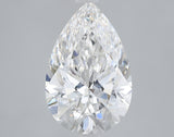 Lab-Grown 3.45 Carat Pear Shape Diamond color F Clarity VS1 With GIA Certificate, precious stones, engagement diamonds