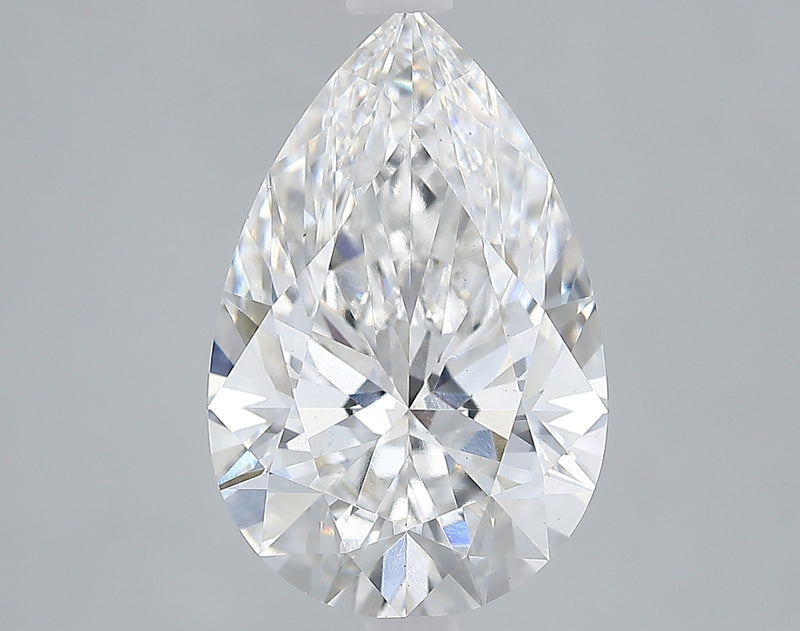 Lab-Grown 3.45 Carat Pear Shape Diamond color F Clarity VS1 With GIA Certificate, precious stones, engagement diamonds