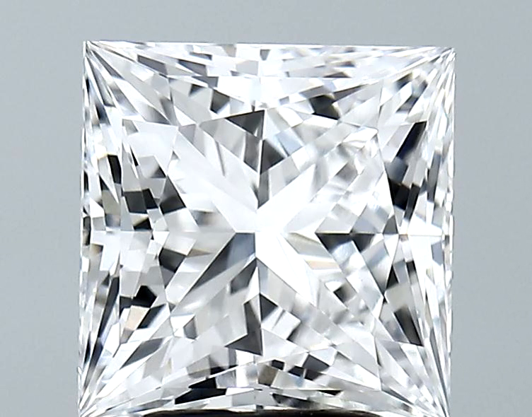 Lab-Grown 3.06 Carat Princess Cut Diamond color D Clarity VVS2 With GIA Certificate, precious stones, engagement diamonds