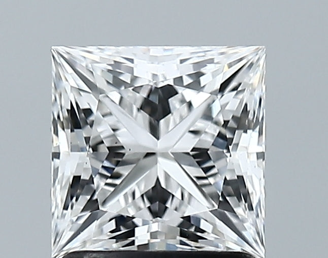 Lab-Grown 1.51 Carat Princess Cut Diamond color F Clarity VS2 With GIA Certificate, precious stones, engagement diamonds