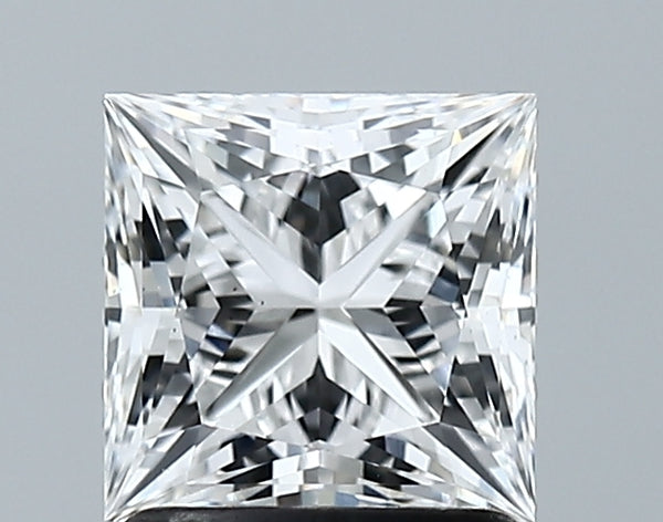 Lab-Grown 1.51 Carat Princess Cut Diamond color F Clarity VS2 With GIA Certificate, precious stones, engagement diamonds