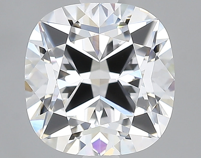 Lab-Grown 2.06 Carat Square Cushion Cut Diamond color E Clarity VVS2, precious stones, engagement diamonds