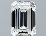 Lab-Grown 4.76 Carat Emerald Cut Diamond color E Clarity VS1 With GIA Certificate, precious stones, engagement diamonds