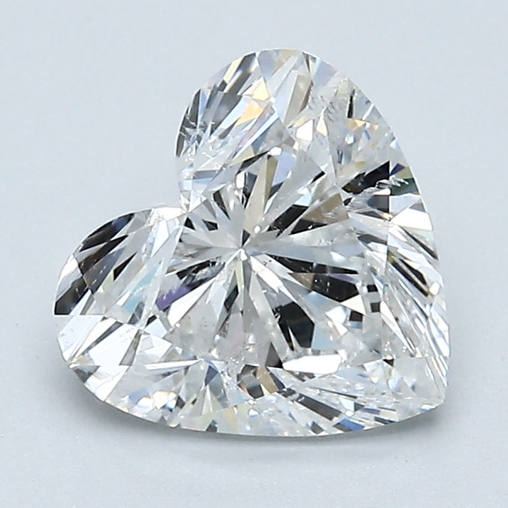 2.01 Carat Heart Shape Natural Mined Diamond F Color I1 Clarity With GIA Certificate, natural diamonds, precious stones, engagement diamonds