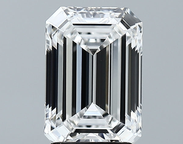 Lab-Grown 2.78 Carat Emerald Cut Diamond color E Clarity VVS2 With GIA Certificate, precious stones, engagement diamonds