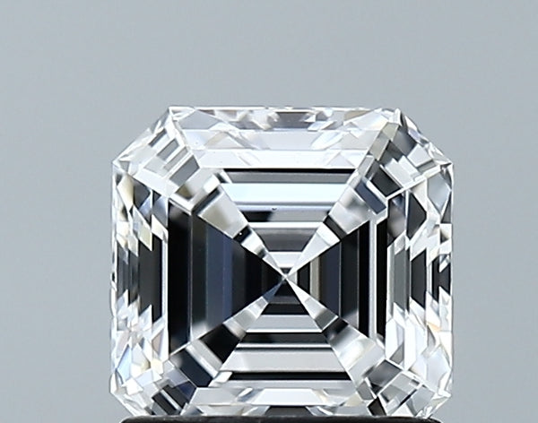 Lab-Grown 1.30 Carat Asscher Cut Diamond color D Clarity VVS2 With GIA Certificate, precious stones, engagement diamonds