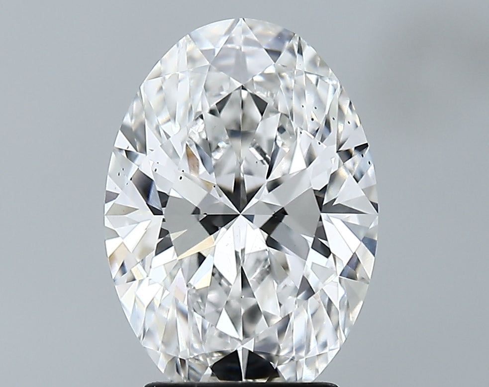 Lab-Grown 3.12 Carat Oval Shape Diamond color E Clarity SI1 With GIA Certificate, precious stones, engagement diamonds