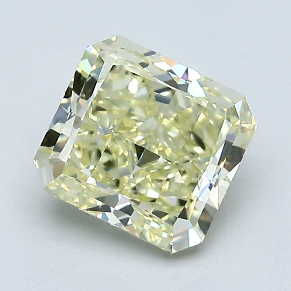 1.43 Carat Radiant Cut Natural Mined Diamond Fancy Light  Yellow Color VVS2 Clarity With GIA Certificate, natural diamonds, precious stones, engagement diamonds