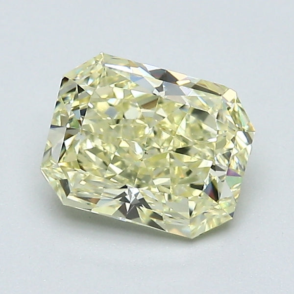 1.23 Carat Radiant Cut Natural Mined Diamond Fancy Light  Yellow Color VS2 Clarity With GIA Certificate, natural diamonds, precious stones, engagement diamonds