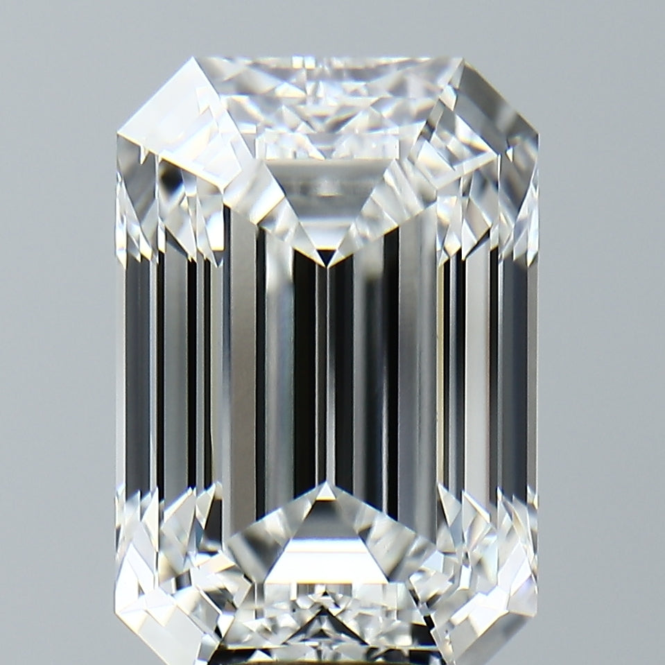 Lab-Grown 7.56 Carat Emerald Cut Diamond color F Clarity VVS2, precious stones, engagement diamonds
