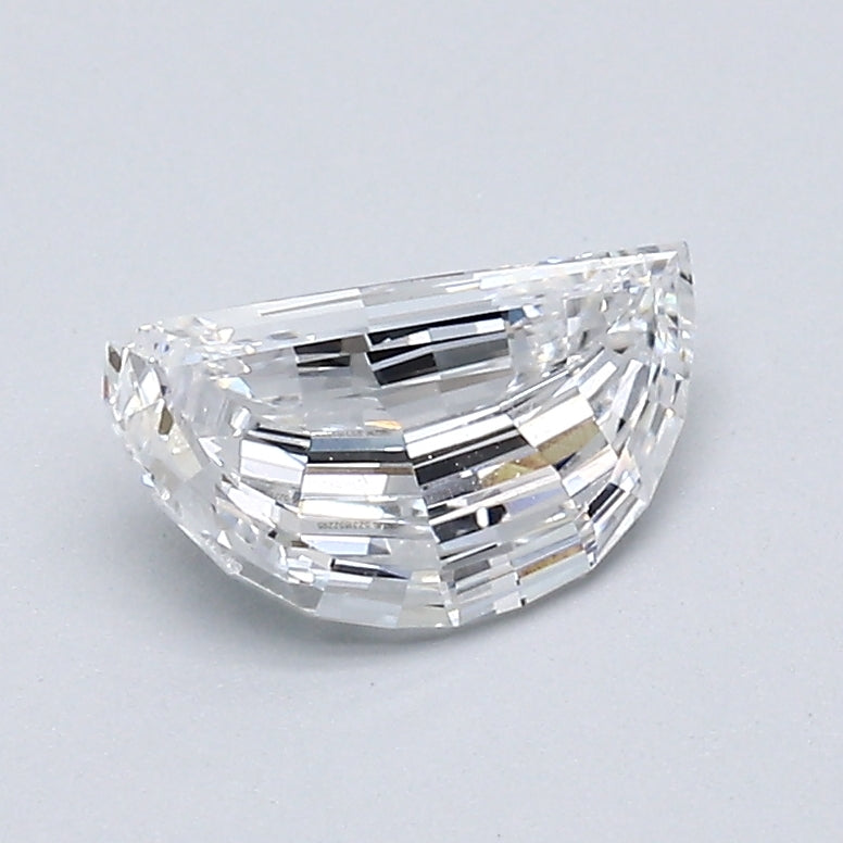 0.69 Carat Half Moon Shape Natural Mined Diamond D Color VS2 Clarity With GIA Certificate, natural diamonds, precious stones, engagement diamonds