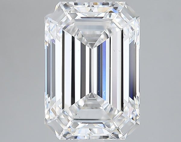 Lab-Grown 3.28 Carat Emerald Cut Diamond color E Clarity VS1 With GIA Certificate, precious stones, engagement diamonds