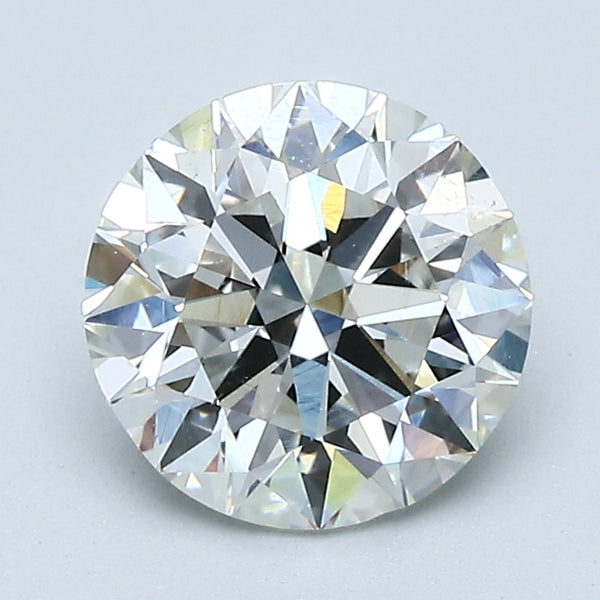 1.90 Carat Round Brilliant Natural Mined Diamond H Color SI1 Clarity With GIA Certificate, natural diamonds, precious stones, engagement diamonds