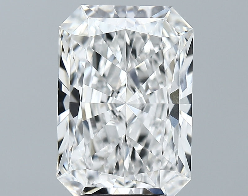 Lab-Grown 4.14 Carat Radiant Cut Diamond color E Clarity VVS2 With GIA Certificate, precious stones, engagement diamonds