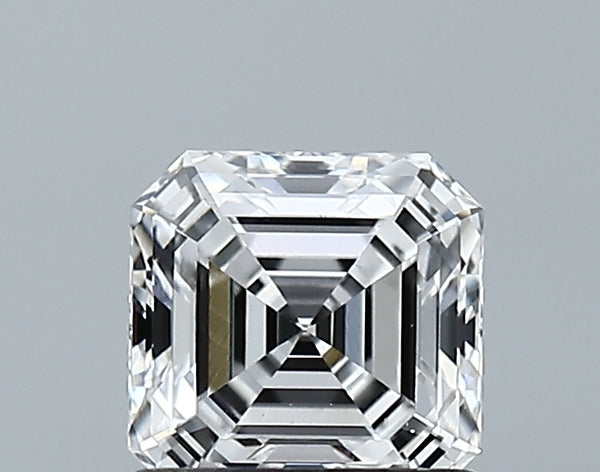 Lab-Grown 1.04 Carat Asscher Cut Diamond color E Clarity VVS1 With GIA Certificate, precious stones, engagement diamonds