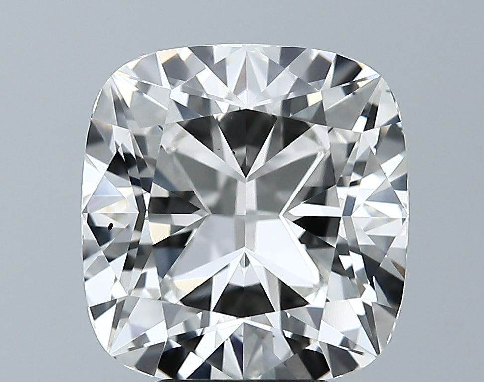 Lab-Grown 5.19 Carat Square Cushion Cut Diamond color G Clarity VS2, precious stones, engagement diamonds