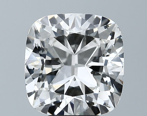 Lab-Grown 5.19 Carat Square Cushion Cut Diamond color G Clarity VS2, precious stones, engagement diamonds