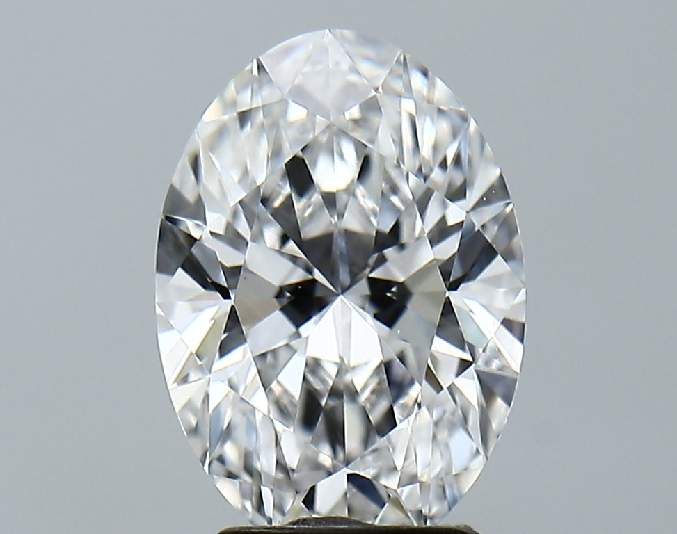 Lab-Grown 2.76 Carat Oval Shape Diamond color D Clarity VVS2 With GIA Certificate, precious stones, engagement diamonds