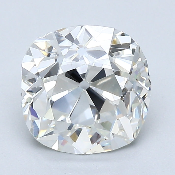 2.01 Carat Old Miner Cut Antique Natural Mined Diamond J Color VS2 Clarity With GIA Certificate, natural diamonds, precious stones, engagement diamonds
