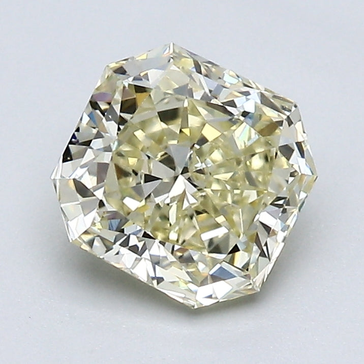 1.29 Carat Radiant Cut Diamond color Fancy Light  Yellow Clarity VS1, natural diamonds, precious stones, engagement diamonds
