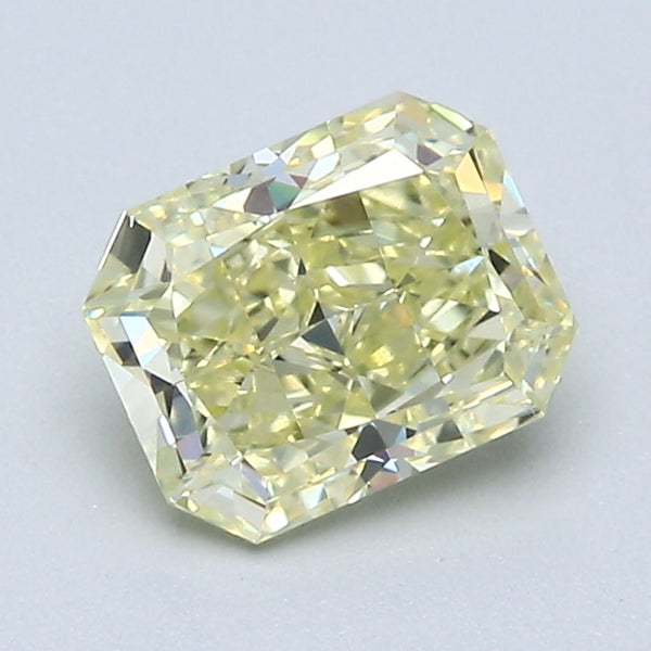 1.18 Carat Radiant Cut Natural Mined Diamond Fancy Light  Yellow Color VS1 Clarity With GIA Certificate, natural diamonds, precious stones, engagement diamonds