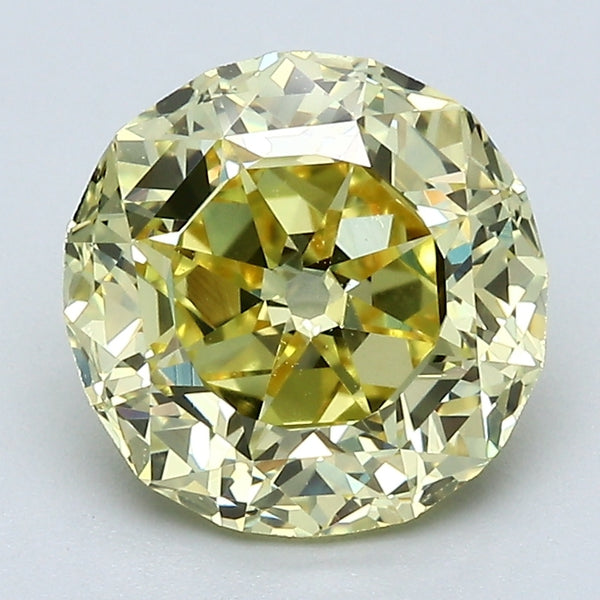 2.83 Carat Round Brilliant Diamond color   Yellow Clarity VVS2, natural diamonds, precious stones, engagement diamonds