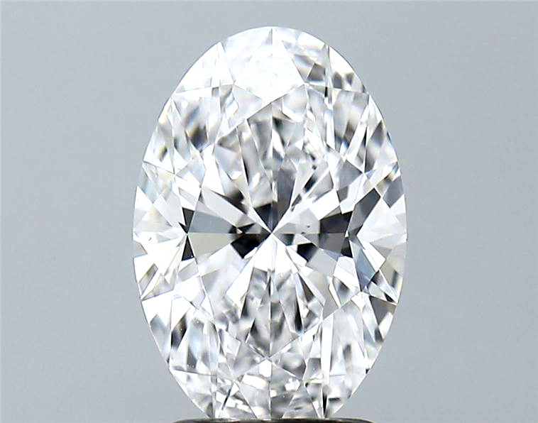 Lab-Grown 2.17 Carat Oval Shape Diamond color D Clarity VS1 With GIA Certificate, precious stones, engagement diamonds
