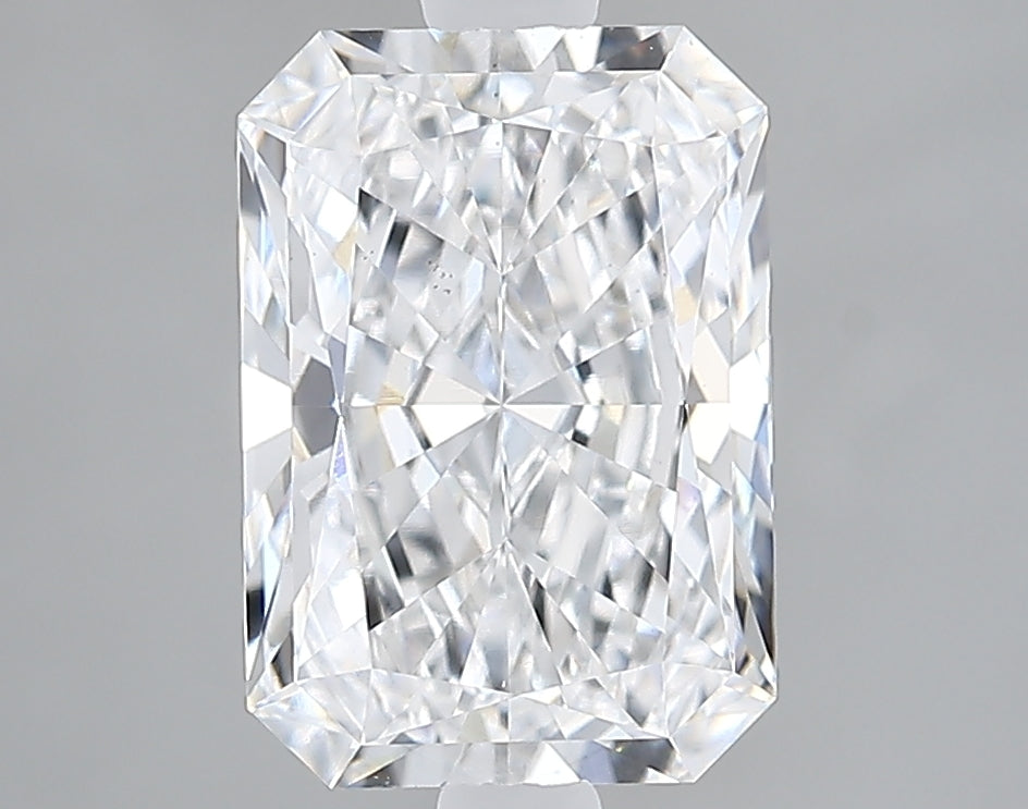 Lab-Grown 2.15 Carat Radiant Cut Diamond color E Clarity VS2 With GIA Certificate, precious stones, engagement diamonds