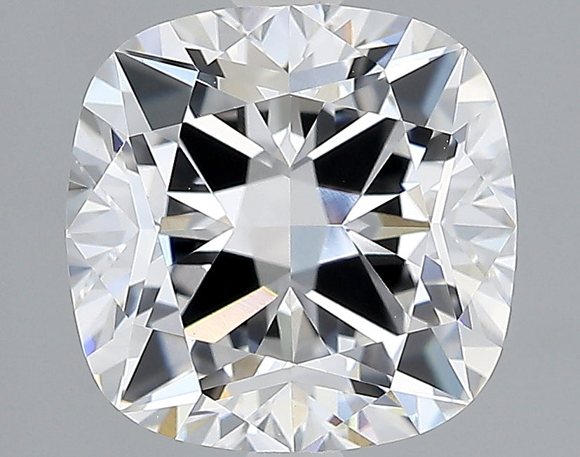 Lab-Grown 2.49 Carat Square Cushion Cut Diamond color E Clarity VVS2, precious stones, engagement diamonds