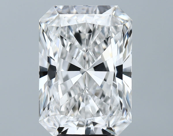 Lab-Grown 5.09 Carat Radiant Cut Diamond color E Clarity VVS2 With GIA Certificate, precious stones, engagement diamonds