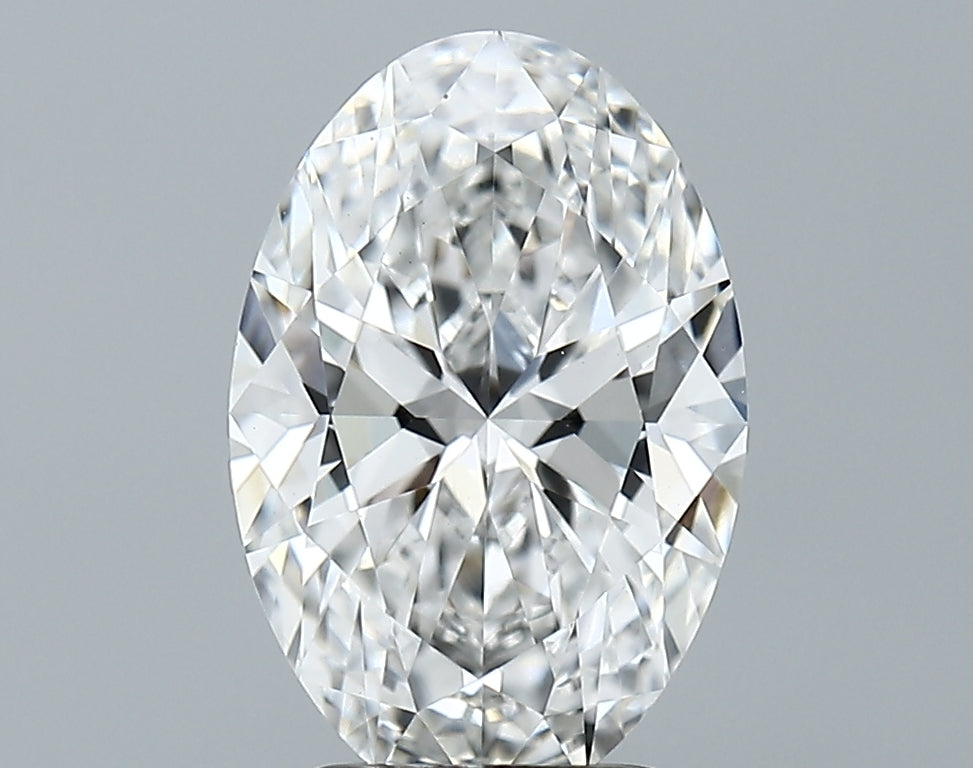 Lab-Grown 2.65 Carat Oval Shape Diamond color E Clarity VS1 With GIA Certificate, precious stones, engagement diamonds
