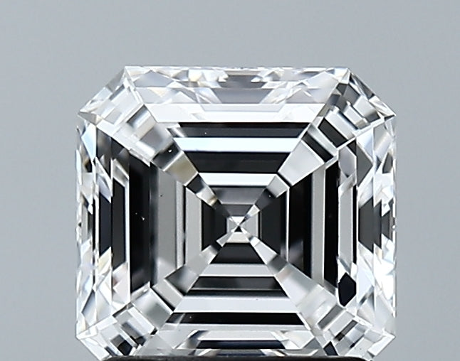 Lab-Grown 1.68 Carat Asscher Cut Diamond color D Clarity VS1 With GIA Certificate, precious stones, engagement diamonds