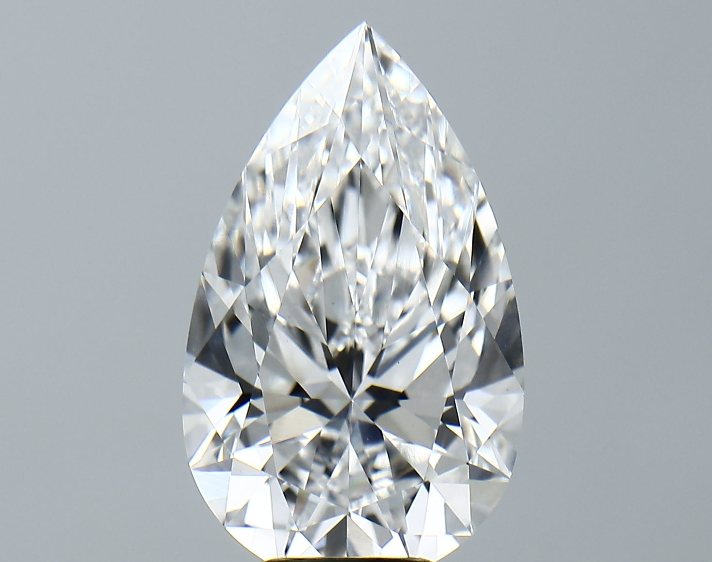 Lab-Grown 7.08 Carat Pear Shape Diamond color E Clarity VS1 With GIA Certificate, precious stones, engagement diamonds