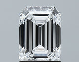 Lab-Grown 1.55 Carat Emerald Cut Diamond color D Clarity IF With GIA Certificate, precious stones, engagement diamonds