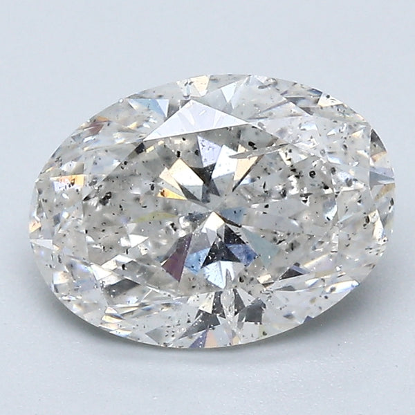 2.01 Carat Oval Shape Natural Mined Diamond H Color I1 Clarity With GIA Certificate, natural diamonds, precious stones, engagement diamonds