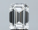 Lab-Grown 2.16 Carat Emerald Cut Diamond color E Clarity VS2 With GIA Certificate, precious stones, engagement diamonds