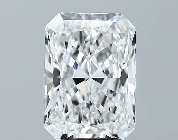 Lab-Grown 3.63 Carat Radiant Cut Diamond color E Clarity VVS2 With GIA Certificate, precious stones, engagement diamonds