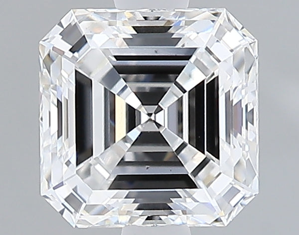 Lab-Grown 1.28 Carat Asscher Cut Diamond color E Clarity VS2 With GIA Certificate, precious stones, engagement diamonds