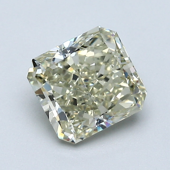 1.13 Carat Radiant Cut Natural Mined Diamond Fancy Light Brownish Greenish Yellow Color VS2 Clarity With GIA Certificate, natural diamonds, precious stones, engagement diamonds
