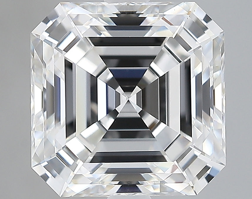 Lab-Grown 3.29 Carat Asscher Cut Diamond color D Clarity VVS2, precious stones, engagement diamonds