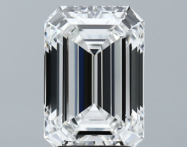 Lab-Grown 3.72 Carat Emerald Cut Diamond color E Clarity VVS2 With GIA Certificate, precious stones, engagement diamonds