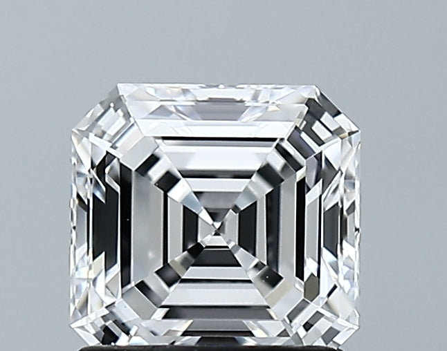 Lab-Grown 1.31 Carat Asscher Cut Diamond color D Clarity VVS2 With GIA Certificate, precious stones, engagement diamonds