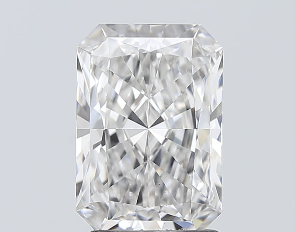 Lab-Grown 3.26 Carat Radiant Cut Diamond color E Clarity VS1 With GIA Certificate, precious stones, engagement diamonds