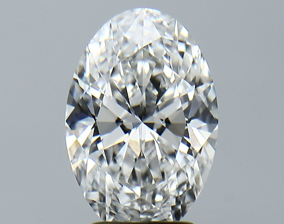 Lab-Grown 2.69 Carat Oval Shape Diamond color E Clarity VVS2, precious stones, engagement diamonds